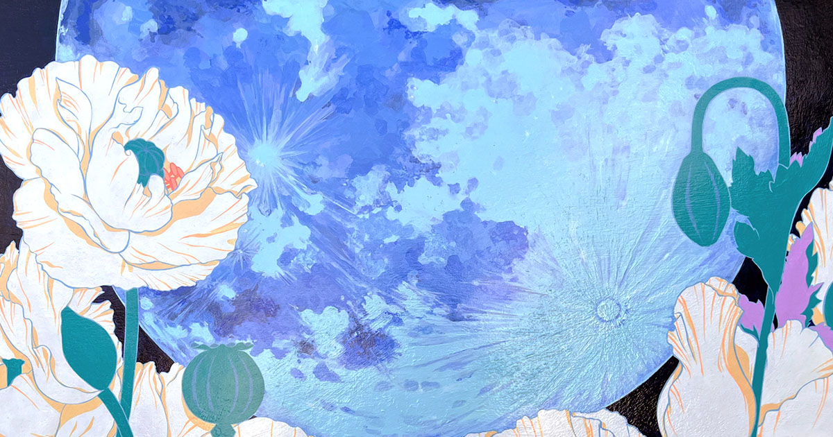 Preview image for Artist Bohwa Kim's 2021 painting 'Goodnight'
