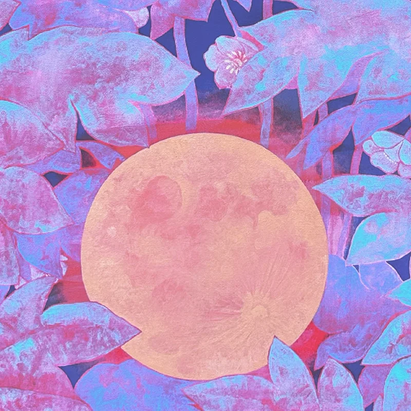 Thumbnail for Artist Bohwa Kim's 2026 painting 'The moon rises even in low places'