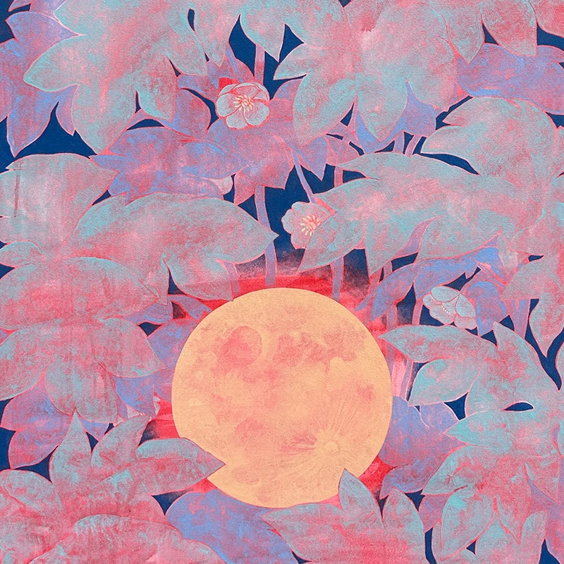 Thumbnail for Artist Bohwa Kim's 2026 painting 'The moon rises even in low places'